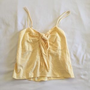 brandy melville yellow sasha tank